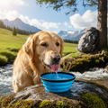 Collapsible Travel Water Bowl